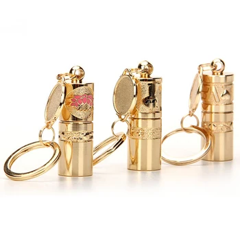 

Mini Portable Keychain USB LED Pocket Torch Flashlight Lamp Waterproof Zinc Alloy Multicolor Light Lanterna Use Button Batteries
