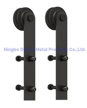 Dimon-Herrajes personalizados para puertas correderas, herrajes para puertas correderas de madera, rueda colgante estilo americano, DM-SDU 7207