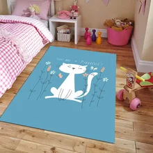 Мультяшный Детский ковер для гостиной, чайный столик, ковер для спальни, домашний прикроватный Подгонянный детский коврик для ползания, ковер для гостиной