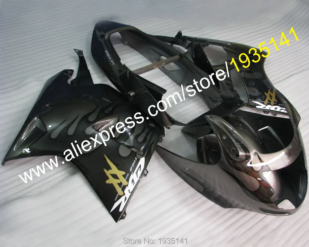 

CBRXX kit For Honda CBR1100XX 96-07 CBR 1100 XX 1996-2007 black flame motorcycle body Fairing set (Injection molding)