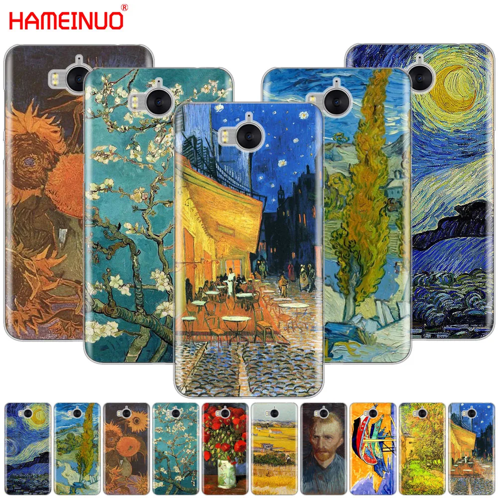 

HAMEINUO Renaissance Van Gogh oil painting cell phone Cover Case for huawei honor 3C 4X 4C 5C 5X 6 7 Y3 Y6 Y5 2 II Y560 2017