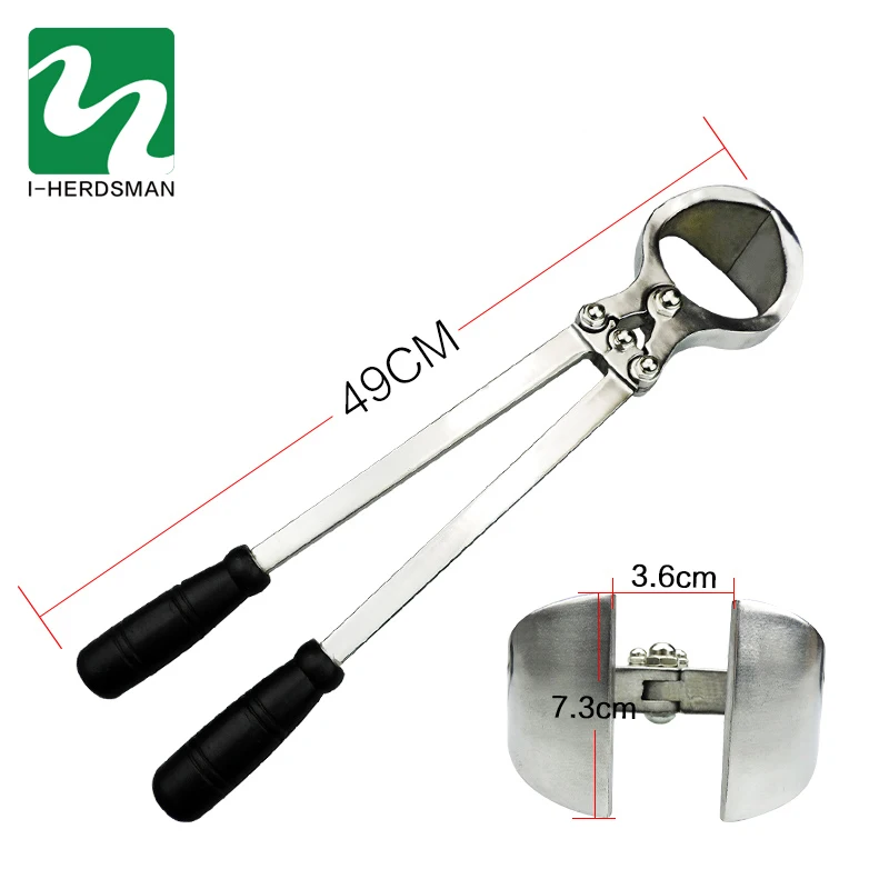 

1 Pcs Cattle With Stainless Steel Without Blood Castration Forceps Fixture Cutting Clamp Cutting Pliers Livestock Tools