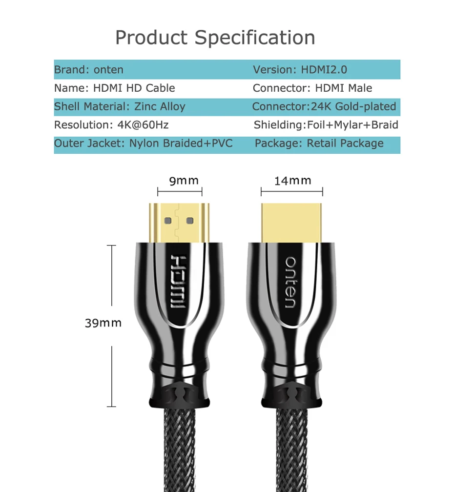 HDMI 2.0HDMI to HDMIHDMI Cable 2.0 10
