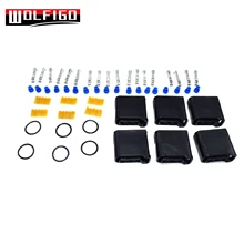 WOLFIGO Para Subaru Impreza WRX STi 3 pin Bobina De Ignição Plugue Arnês Plugue Terminal de Auto Conector do Chicote Kit FW-090-3COP Novo