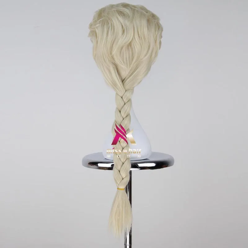 Хэллоуин Снежная королева Замороженные женщины Королева Эльза блонд парик со снегом Заколки Принцесса Анна ролевые игры косы волос парик Эльза костюмы
