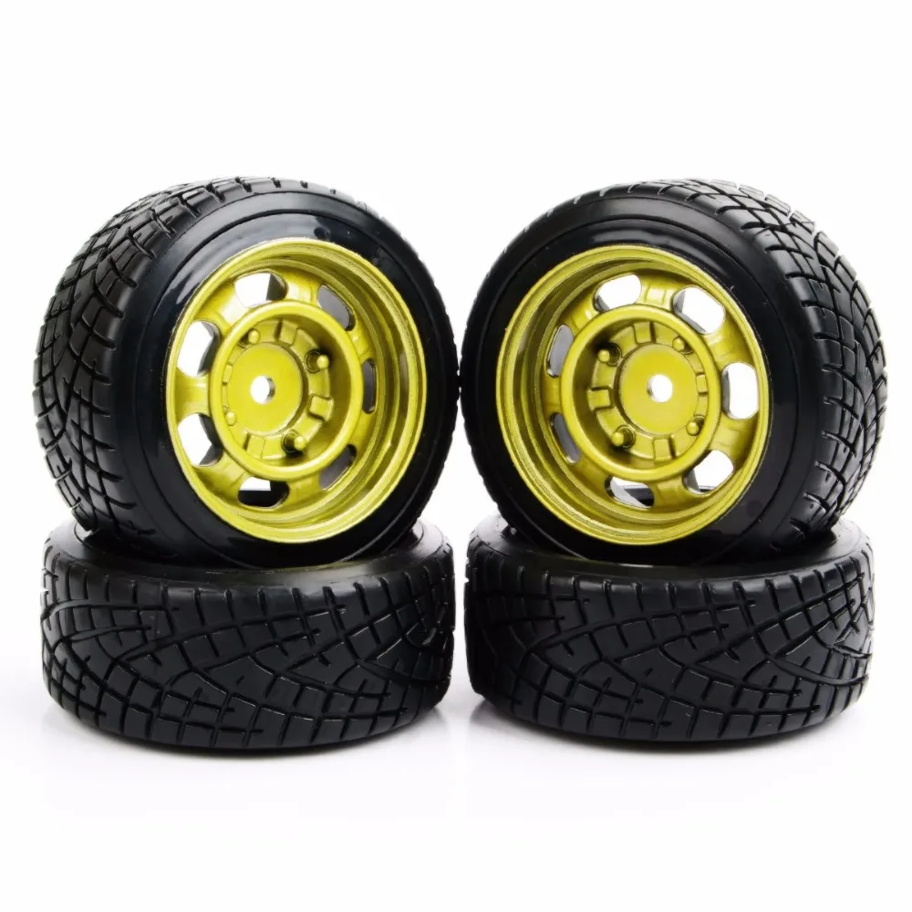 RC шины для дрифта обод колеса Модель игрушки для HSP HPI 1/10 на дороге модель автомобиля аксессуар PP0290+ PP0147 4 шт./компл