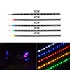 Tira de LED Flexible decorativa para Interior de coche, foco estiloso, RGB, rojo, azul, 12V, 4x30CM, 15LED ► Foto 2/6