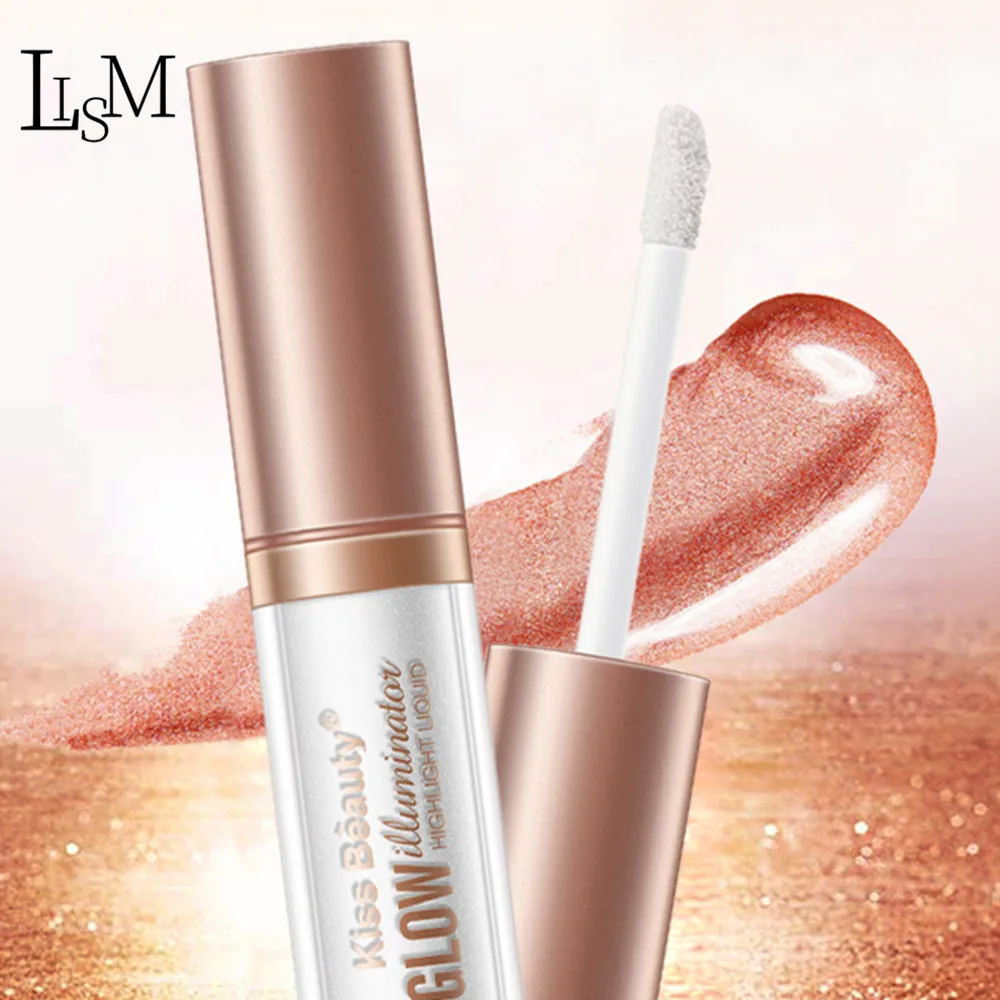 

LISM 2019 New High-Light Eye Shadow Brightening Liquid Shining Pearl Cosmetic liquid 6 Colors Waterproof Brightening Liquid
