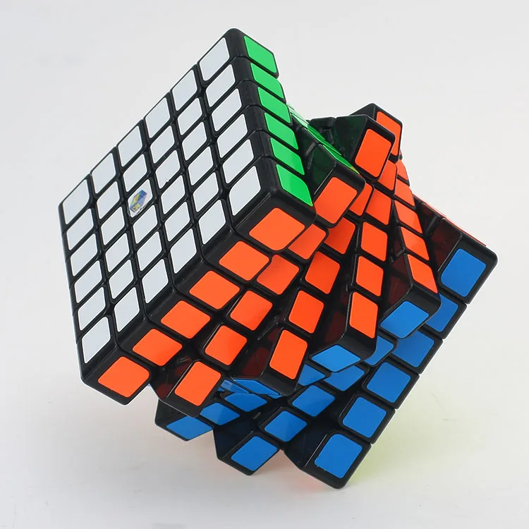 Чжишен Yuxin красный Kylin 6 Слои s Cube Stickerless/черный шесть Слои Cube Puzzle игрушки обучения и образования игрушка для детей