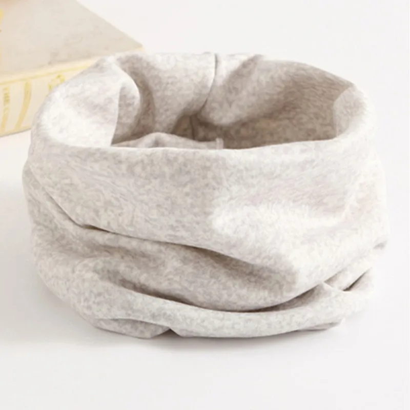 2017 solid color catoon plush thick warm baby scarf o ring boys girls collars panda bunny car star children scarves accessories
