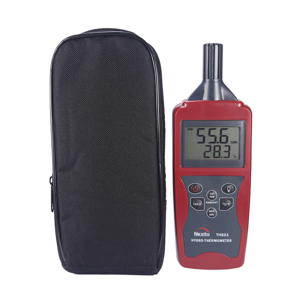 Nicetymeter TH821 цифровой термометр с максимальной температурой и гигро расчет точки