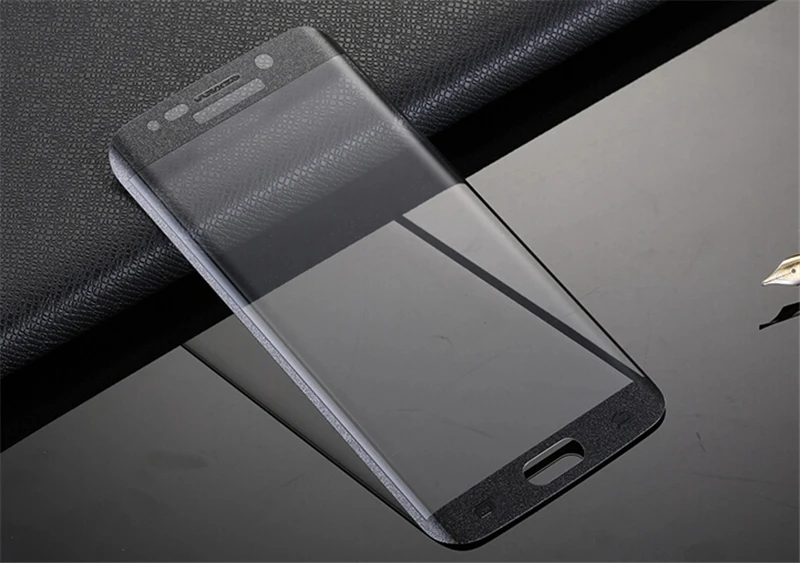 S6 Edge цветная изогнутая поверхность полное покрытие пленка Закаленное стекло