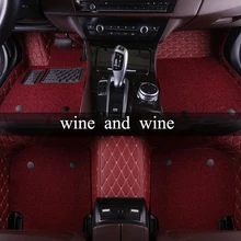 Kalaisike Personalizado esteras del piso del coche para Land Rover Todos Los Modelos x9 Rover land rover Range Evoque Sport Freelander coche accesorios