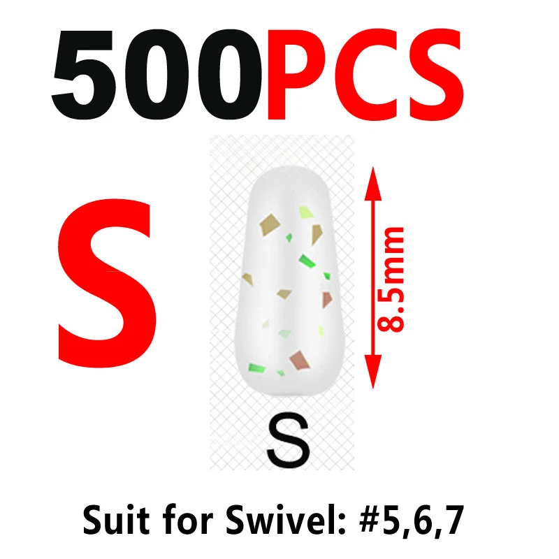 Size S 8.5mm 500PCS JIGEECARP 500 шт Мягкие силиконовые космические буферные шарики ударные резиновые пулевые шарики для ловли карпа с поворотным узлом для защиты снастей - Color: Size S 8.5mm 500PCS