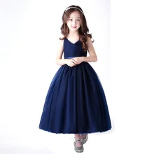 Детские платья для девочек Костюм на свадьбу и праздник для больших девочек формальный повод Пром невесты событие Платье DQ822