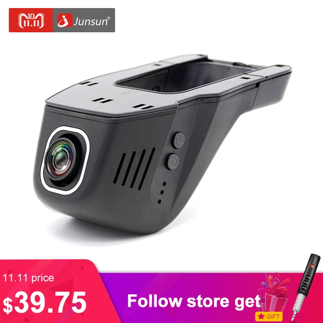 Junsun Автомобильный ВИДЕОРЕГИСТРАТОР WiFi APP Манипуляции Новатэк 96655 IMX 322 Full HD 1080 P Универсальный Автомобильный Видеорегистратор DVR Камеры Видео Регистратор рекордер
