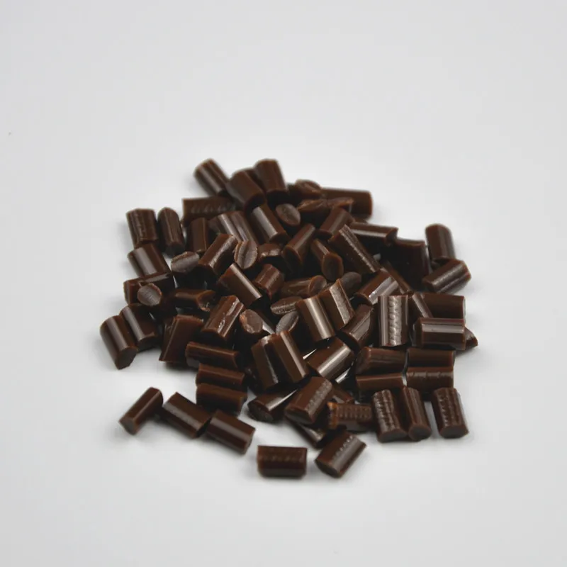 100g/lot Brown Strong Hold Hair Extension Fusion Keratin Glue Tips Granules Keratin Glue Granule Hair Extension Accessory