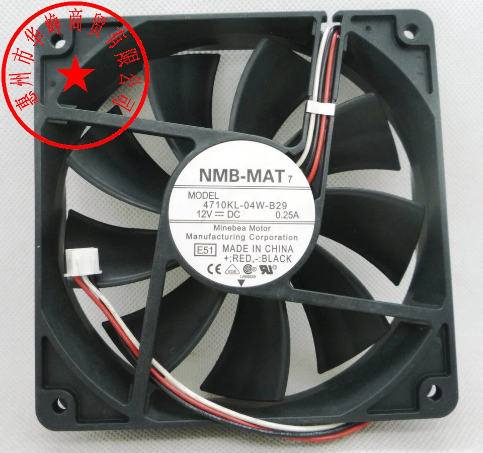 Вентилятор охлаждения шасси NMB 4710KL 04W B20 B29 12 в 0 25 а 120*120*25 мм см|cooling fan|12cm fanfan 12cm |