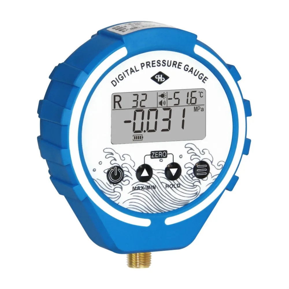Digital Refrigeration Pressure Gauge Air Conditioning Refrigerant Freon