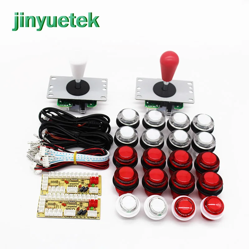 Diy Аркадный Игровой Набор SANWA аркадный джойстик DIY набор запасных частей PC Raspberry Pi