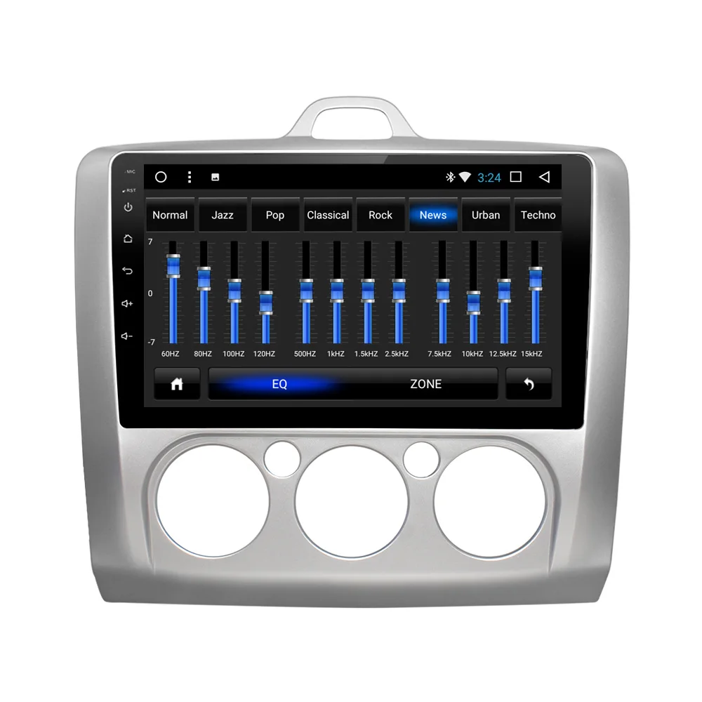 Excellent JIUYIN Android 8.1 Car DVD Multimedia Player GPS For ford focus 2 3 2006 2007 2008 2009 2010 2011 audio car radio 7