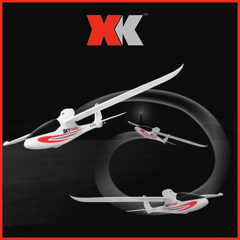 

XK A700 Sky Dancer 2.4G 3CH 750mm Wingspan Fixed-wing Compatible with S-FHSS RC Airplane EPO RTF Drone