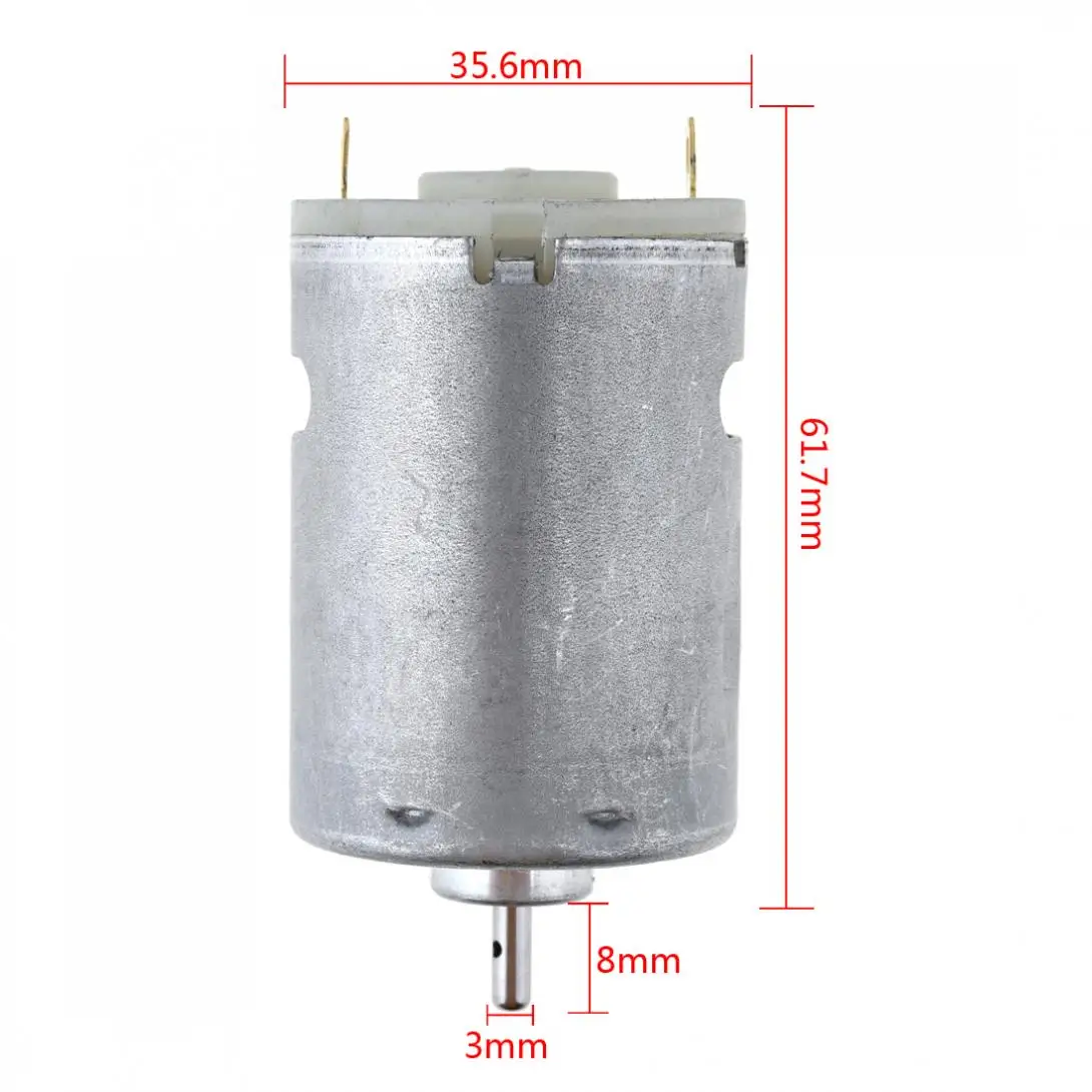 1 шт 12V 1.4A 23000 об/мин 545 двигатель постоянного тока с 3 мм вал Диаметр и высокий крутящий момент Шестерни коробка для Дистанционно управляемый автомобиль