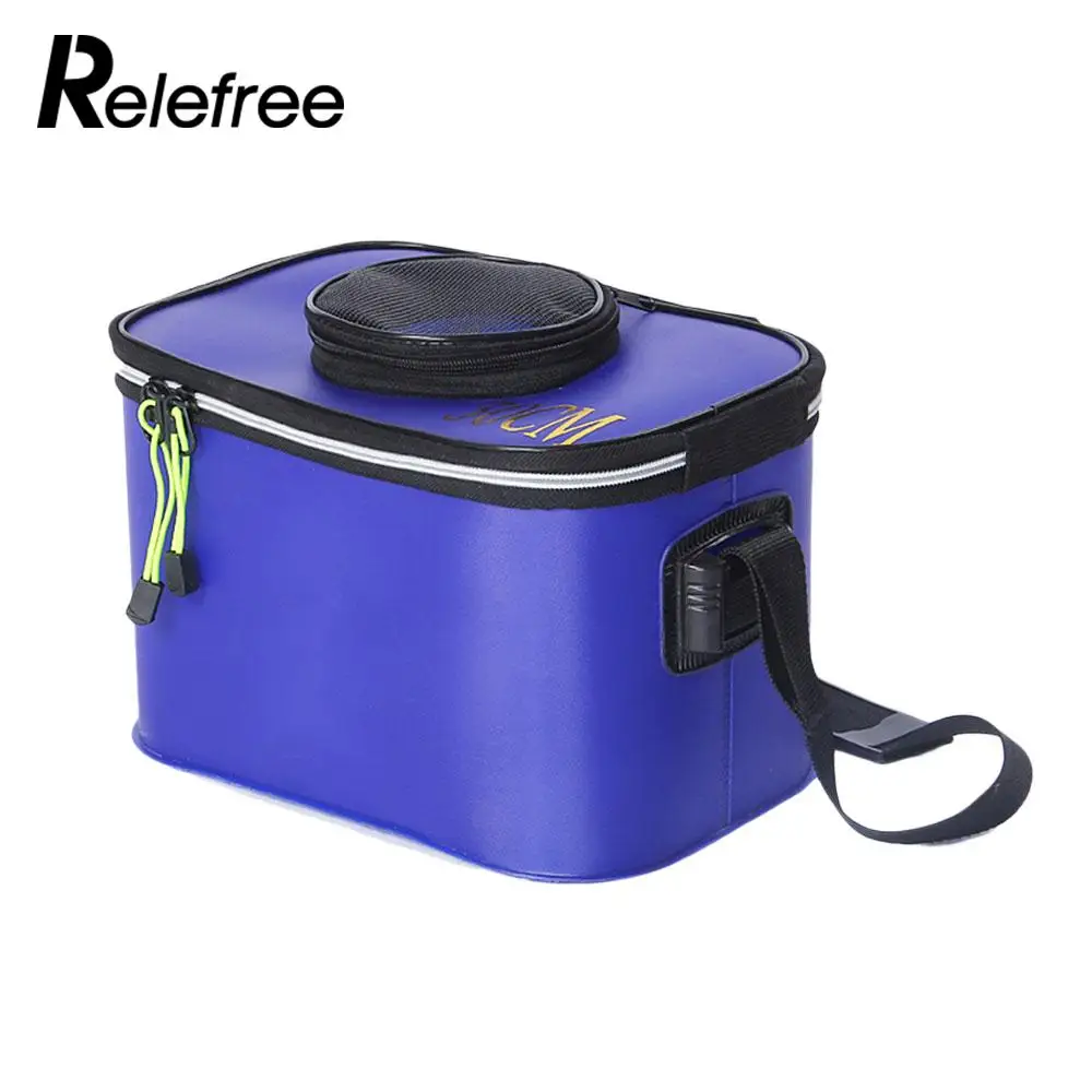 

Fishing Bucket Waterproof EVA Fishing Fishing Bags Durable Fresh Keeping Outdoor Collapsible Folding Bucket Sturdy Multipurpose