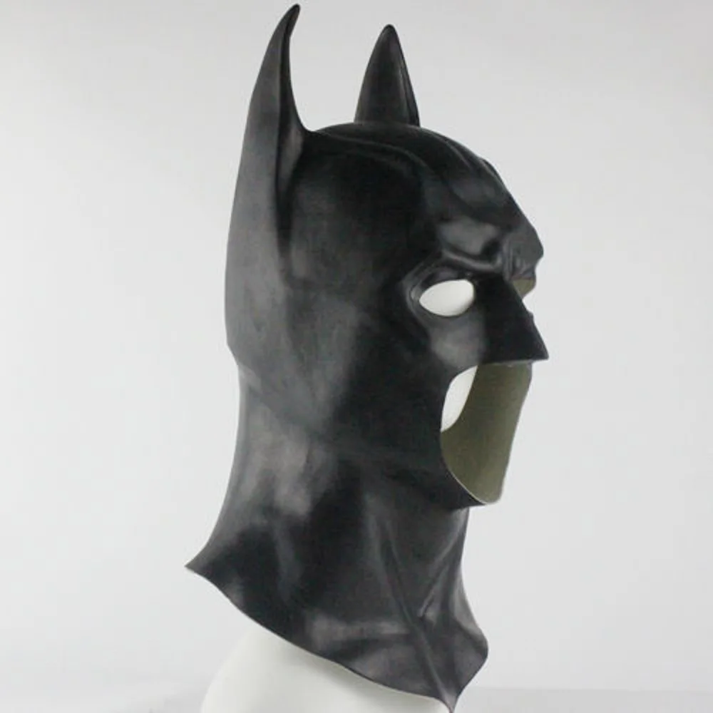 Batman Full Mask With Cowl Adult The Dark Knight Rises Halloween Cosplay Mask 5