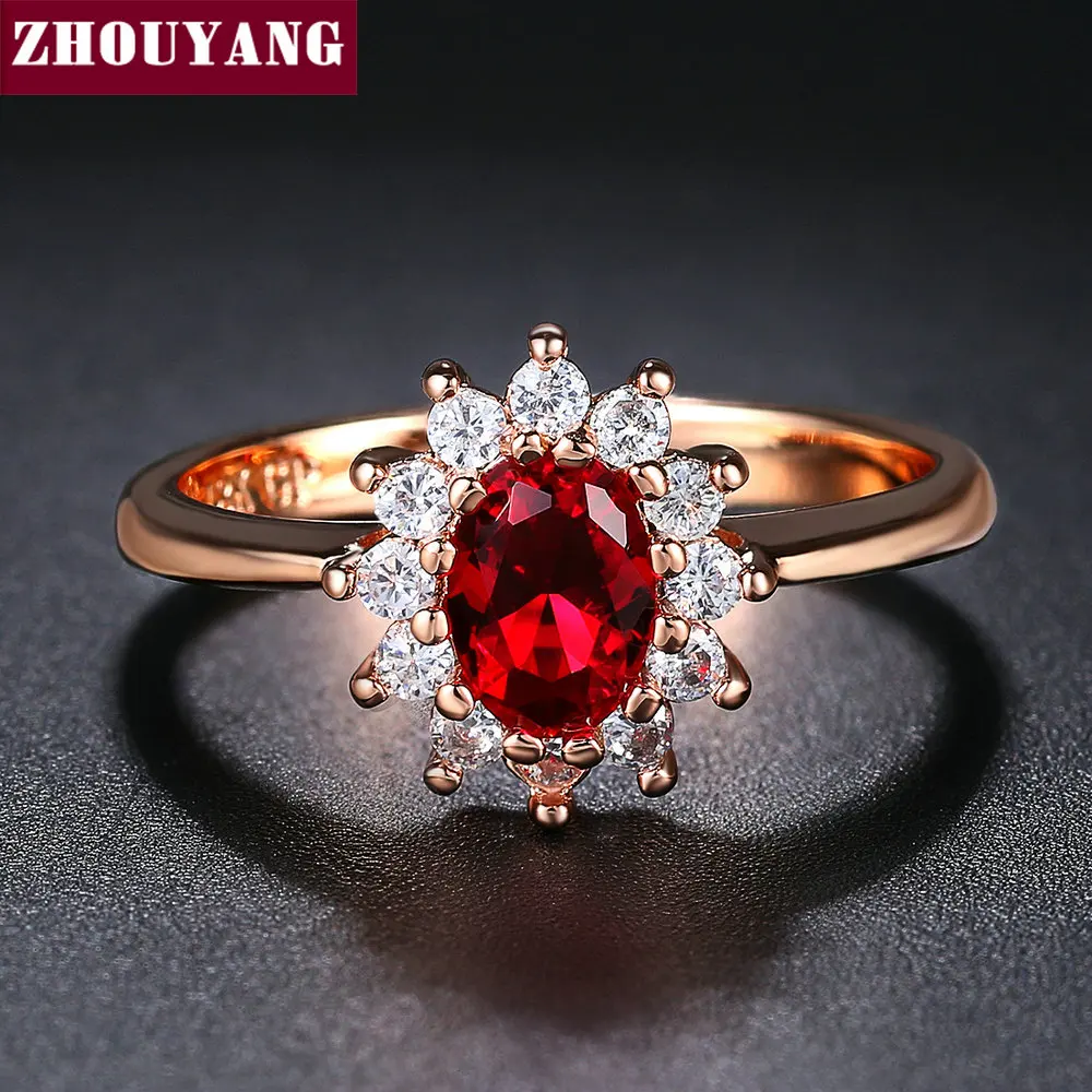 ZHOUYANG Принцесса Кейт синий драгоценный камень искусственный кристалл