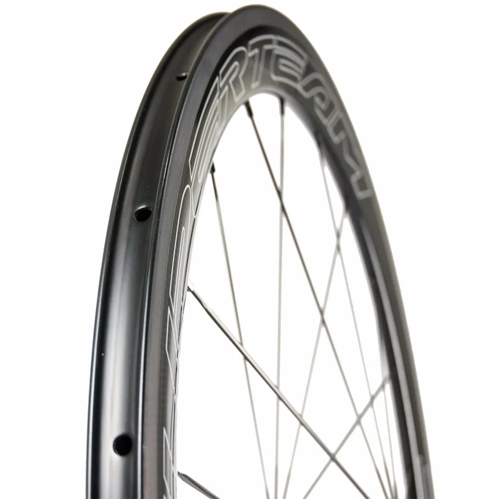 Best SUPERTEAM Carbon Wheels 50mm Road Bike Wheels Clincher R36 Cycling Wheel Tubular 23mm Width Fast Shipping 6