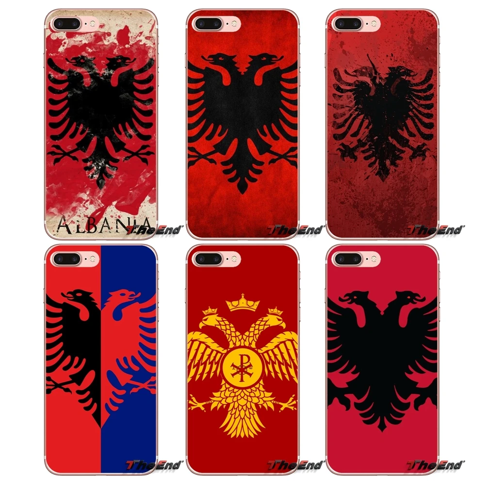 Аксессуары чехол для телефона с принтом &quotФлаг Албании samsung Galaxy S2 S3 S4 S5 мини S6 S7