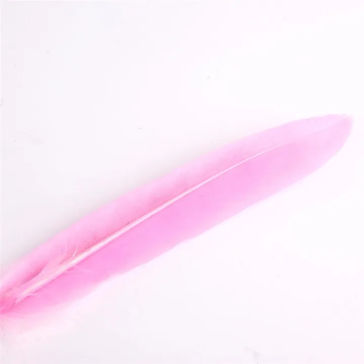 8 10PcsLot Natural Goose Feather DIY Clothing Decoration Mulit-Color Plumage for Craft Sewing Costume
