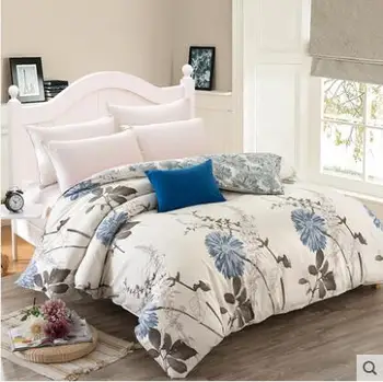 

10 Designs 100% Cotton Floral Printed Quilt Cover Duvet Cover (Without Filler) Knitted Beddings Home Bed Textile
