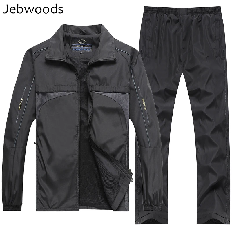 

Men's Sportswear Tracksuit Men Sweatsuit Casual Men Track Suit Jogger Suits for Men Jacket+Pants 2 Pieces Clothing Set 4XL 5XL