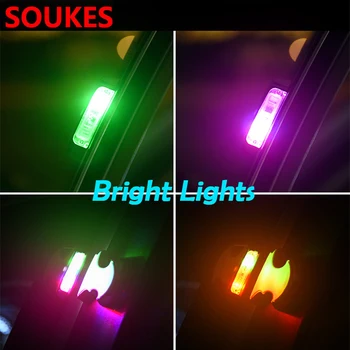 

Bat Car Door Warning Anti-collision Light Corner LED For Opel Insigina Vectra Toyota Corolla RAV4 Avensis CHR Nissan Juke Suzuki