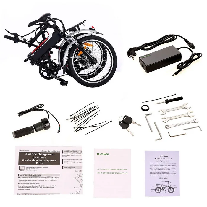 Best ANCHEER 20 Inch Electric Bike Folding 7 Speed Electric Mountain Bike Cycling Bicycle 250W High Speed Brushless Gear Motors Ebike 4 Best ANCHEER 20 Inch Electric Bike Folding 7 Speed Electric Mountain Bike Cycling Bicycle 250W High Speed Brushless Gear Motors Ebike 4