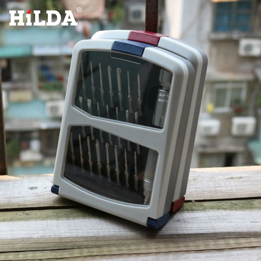 HILDA 22 шт./компл. набор магнитных прецизионных отверток S2 инструментов для ремонта