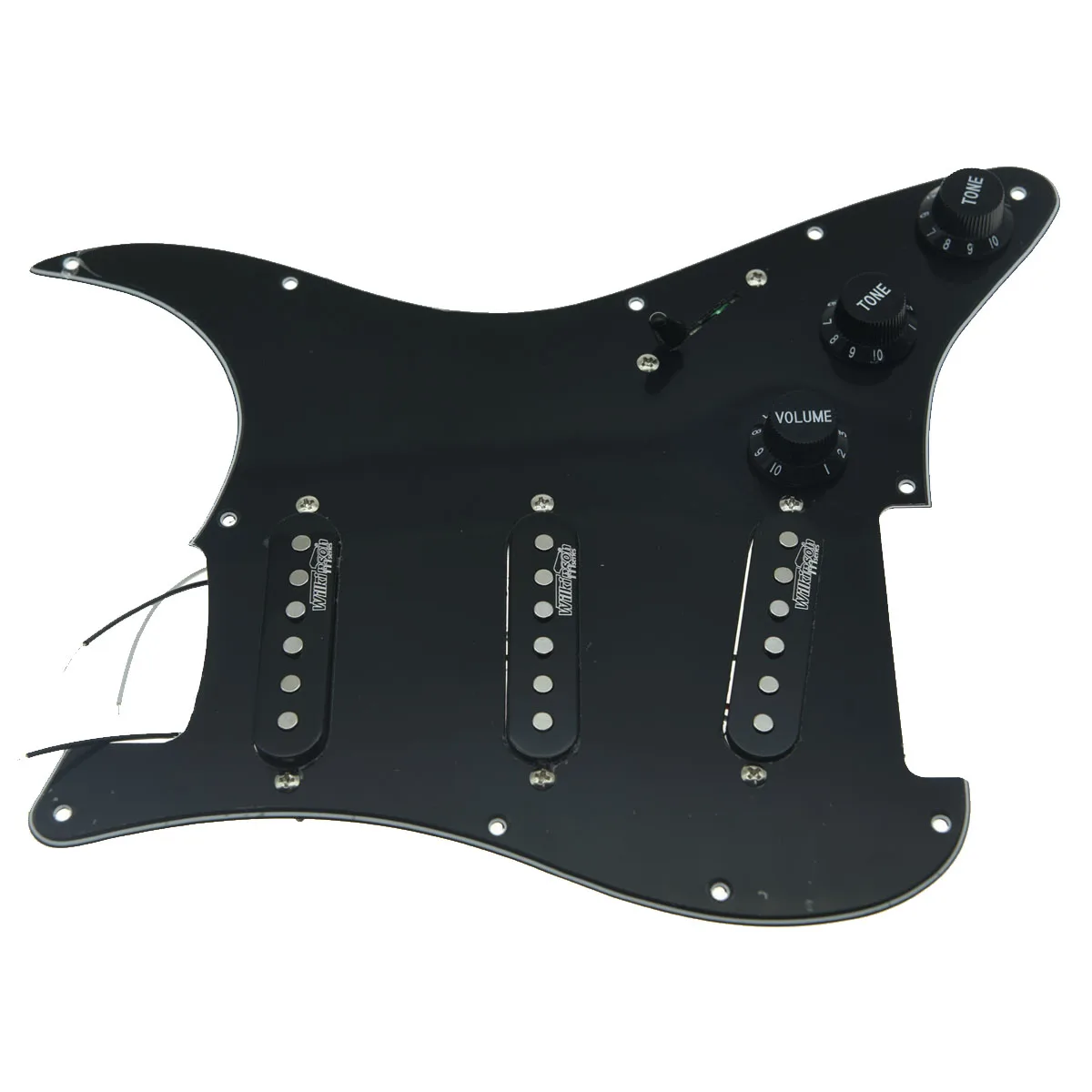 KAISH заряженные электрогитары Pickguard Prewired Pickguard с звукоснимателями Wilkinson для Fender Strat Сделано в США или Мехико