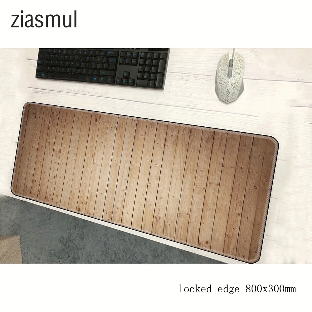 Wooden Floor mouse pad 800x300mm High quality pad to mouse notbook mousepad gaming padmouse gamer to Fashion keyboard mats