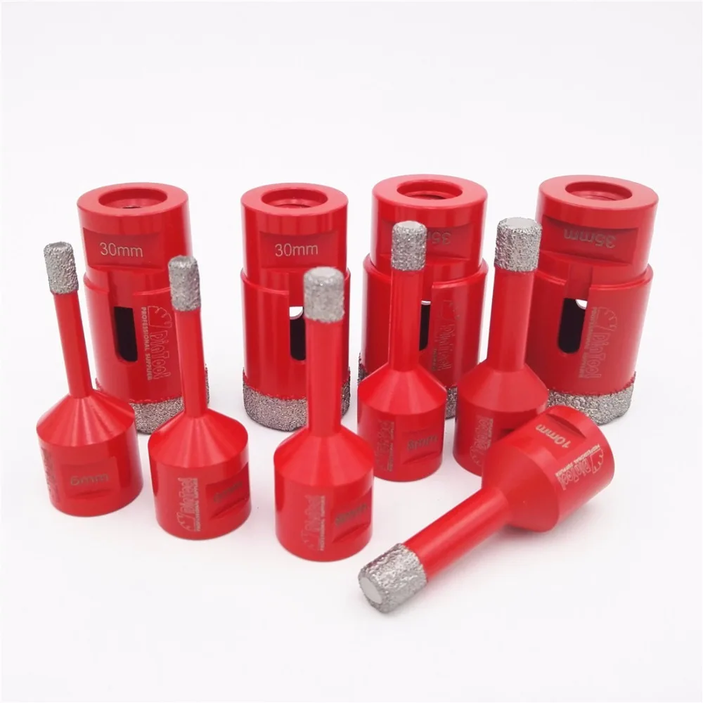 SHDIATOOL 1pc M14 Connection Vacuum Brazed Diamond Drilling Core Bits Stone Drill Bits Diamond Drill Bits Diamond Hole Saw SHDIATOOL 1pc M14 Connection Vacuum Brazed Diamond Drilling Core Bits Stone Drill Bits Diamond Drill Bits Diamond Hole Saw