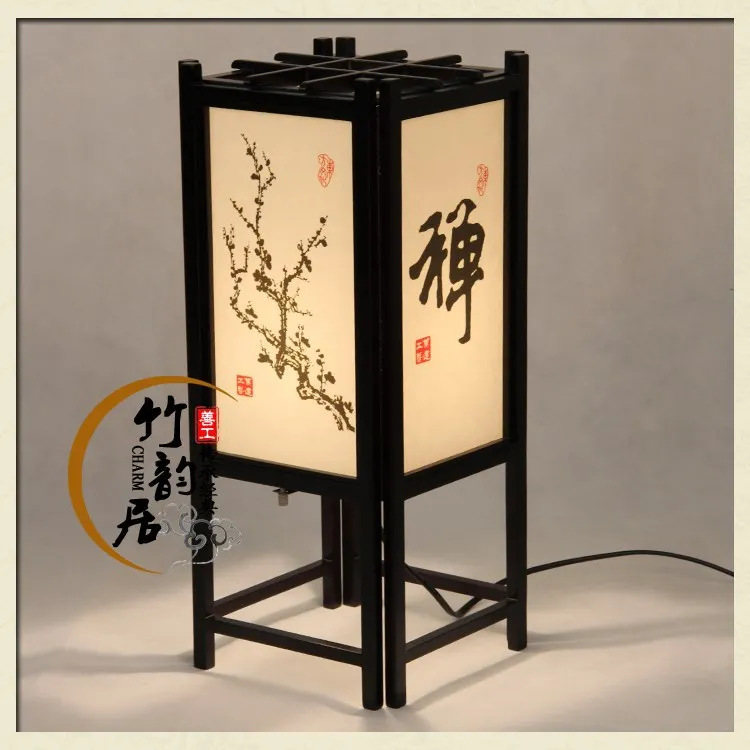 [ Product ] Original handmade wooden lamps Zen Japanese style wooden