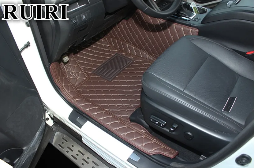 

High quality mats! Special car floor mats for Toyota Highlander 7 seats 2019 waterproof durable carpets for Highlander 2018-2014