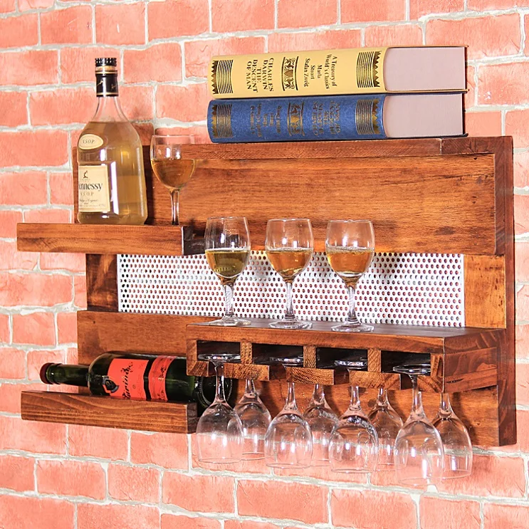 Do the old wall Wine Nordic retro frame wood frame bar ...