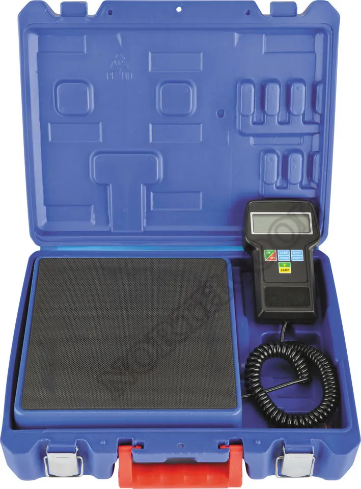 

Refrigerant charging scale