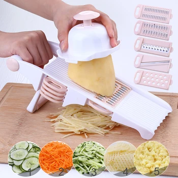 

Multi-functional Adjustable Vegetable Slicer Grater Shredder Slicer Cutter Set, Fruit & Vegetable Tools