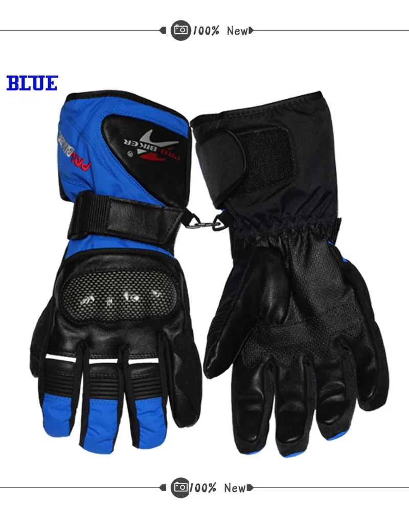 Кожаные перчатки мотоциклетные перчатки зимние водонепроницаемые ветрозащитные защитные снаряжение спортивные гоночные перчатки для мотокросса luvas