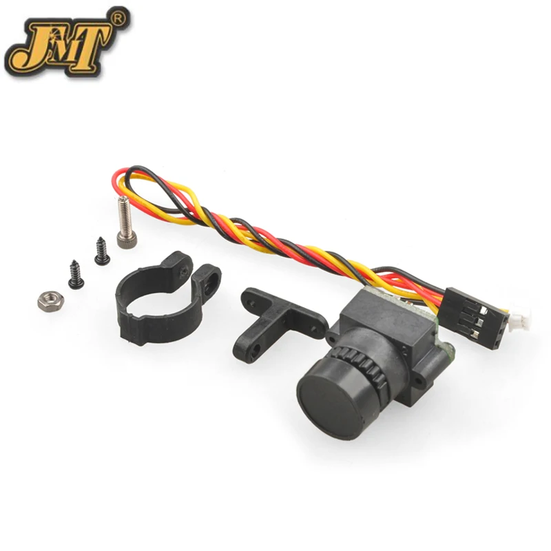 

JMT HD 1000TVL Mini FPV Camera Lens 2.8mm 3MP PAL/NTSC Switchable w/ Angle Adjustable Holder for DIY RC Racing Drone 250 210