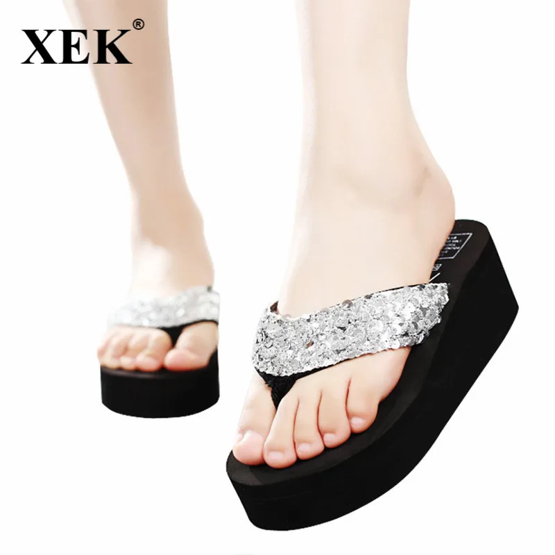 Summer Shoes Women Platform Sandals Wedge Flip Flops Sapato Feminino High  Heel slippers Sandalias Plataforma Chanclas JDD80|Flip Flops| - AliExpress