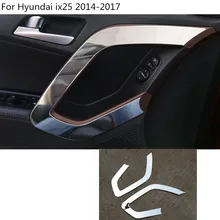 car styling cover stick trim door inner handle bowl armrest handrail frame panel For Hyundai IX25 2014 2015 2016 2017